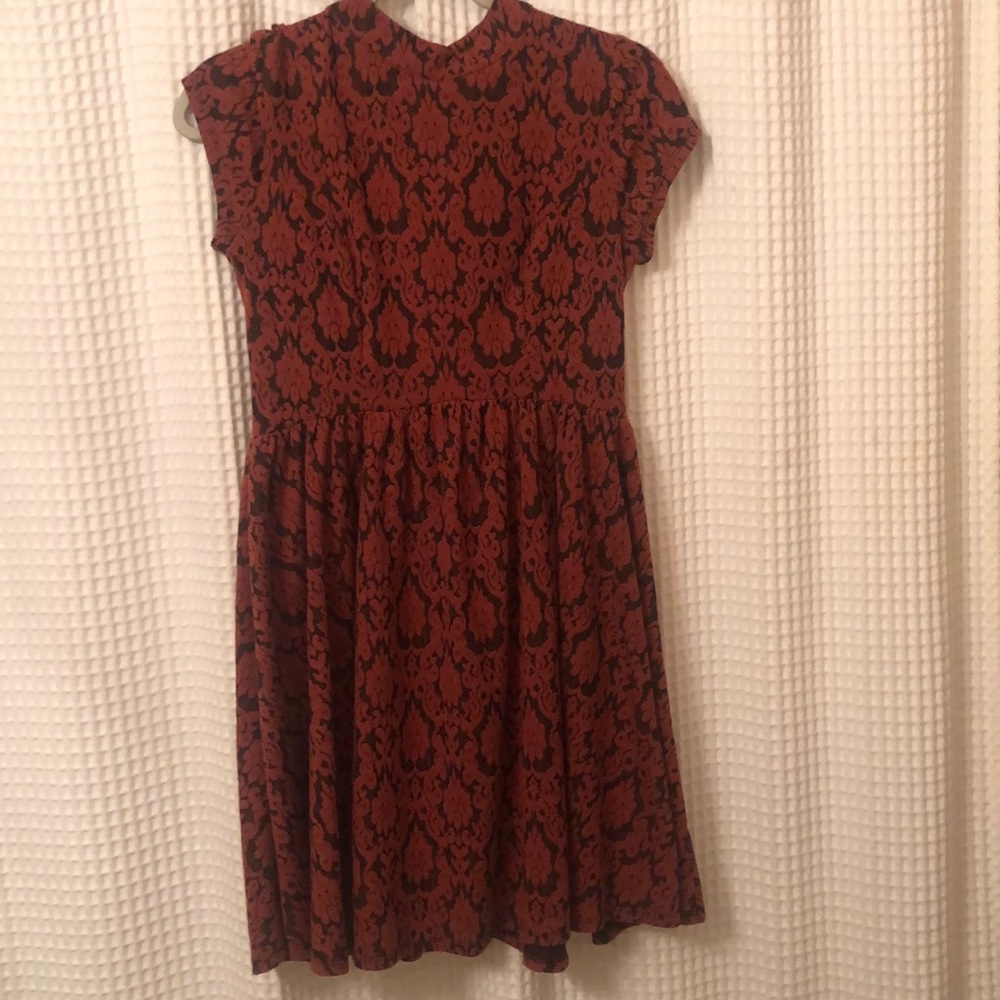 pink a-line dress